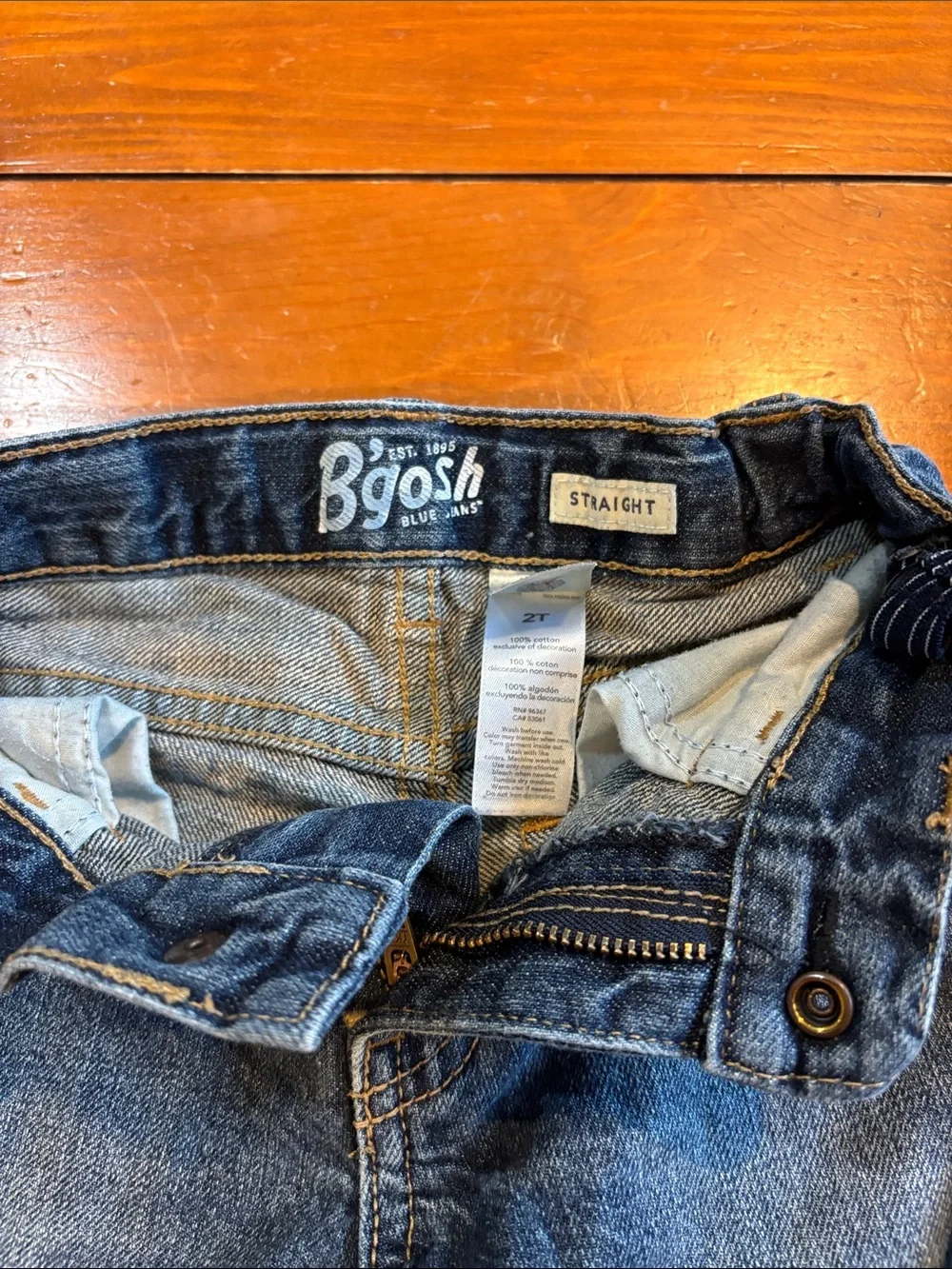Lot of 3 OshKosh B’Gosh & Jumping Bean Denim Jeans Classic Fit Boys 2T